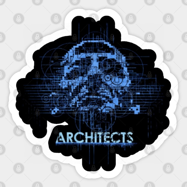 ARCHITECTS BAND Metalcore Sticker TeePublic